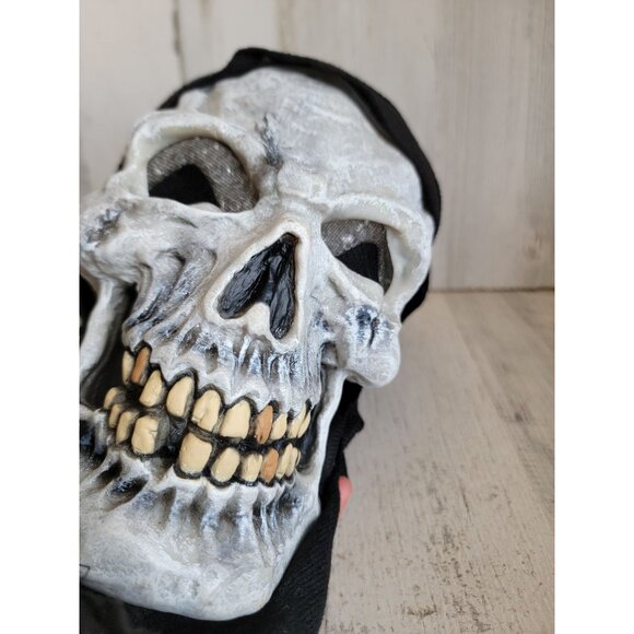 Halloween grim reaper skull head skeleton prop home decor‎ figure - Picture 11 of 11